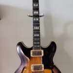 Ibanez as 200 artist 1981, gesignieerd en bespeeld door John Scofield